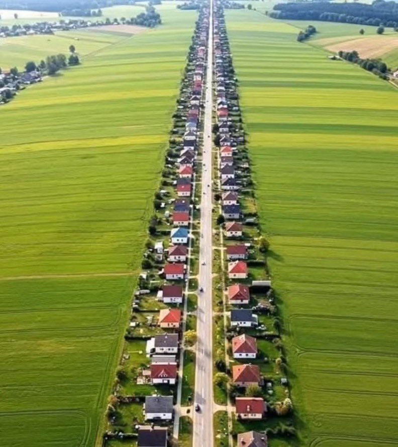 روستاهای زیبای جهان 
۱- روستایی زیبا در لهستان🇵🇱