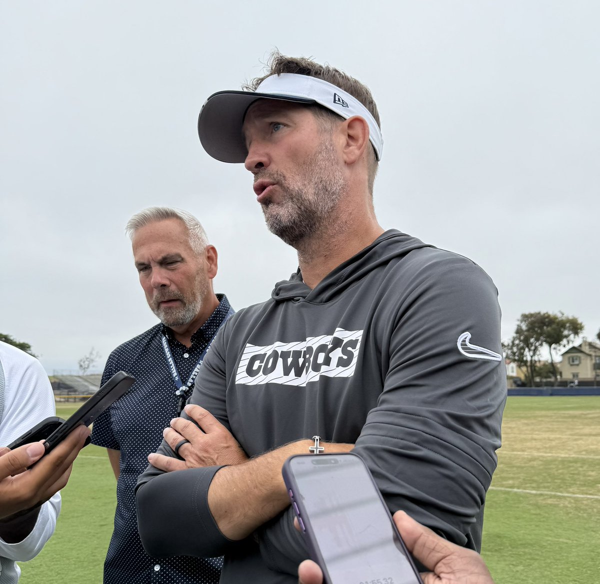 Cowboys coach Brian Schottenheimer did not make the rookie players sing in front of the team during training camp. Instead, they performed a rookie show last night.

Schottenheimer: “I was one of the hot topics. They did an incredible job. I’ve probably seen in my career 15-18