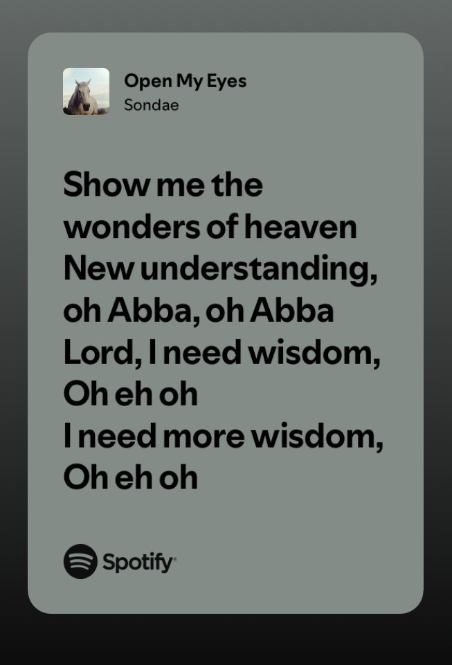 teyiadzufehh's tweet photo. 100 DOD Day 28- Song of the day:

Open My Eyes (Sondae)

;i used this song because, well, there were a lot of eye openers in the day’s #100DOD episode. well, giants existed after the flood primarily because ángels fell more than once;

https://t.co/XSw9OlfYra https://t.co/x4TdfNLGit