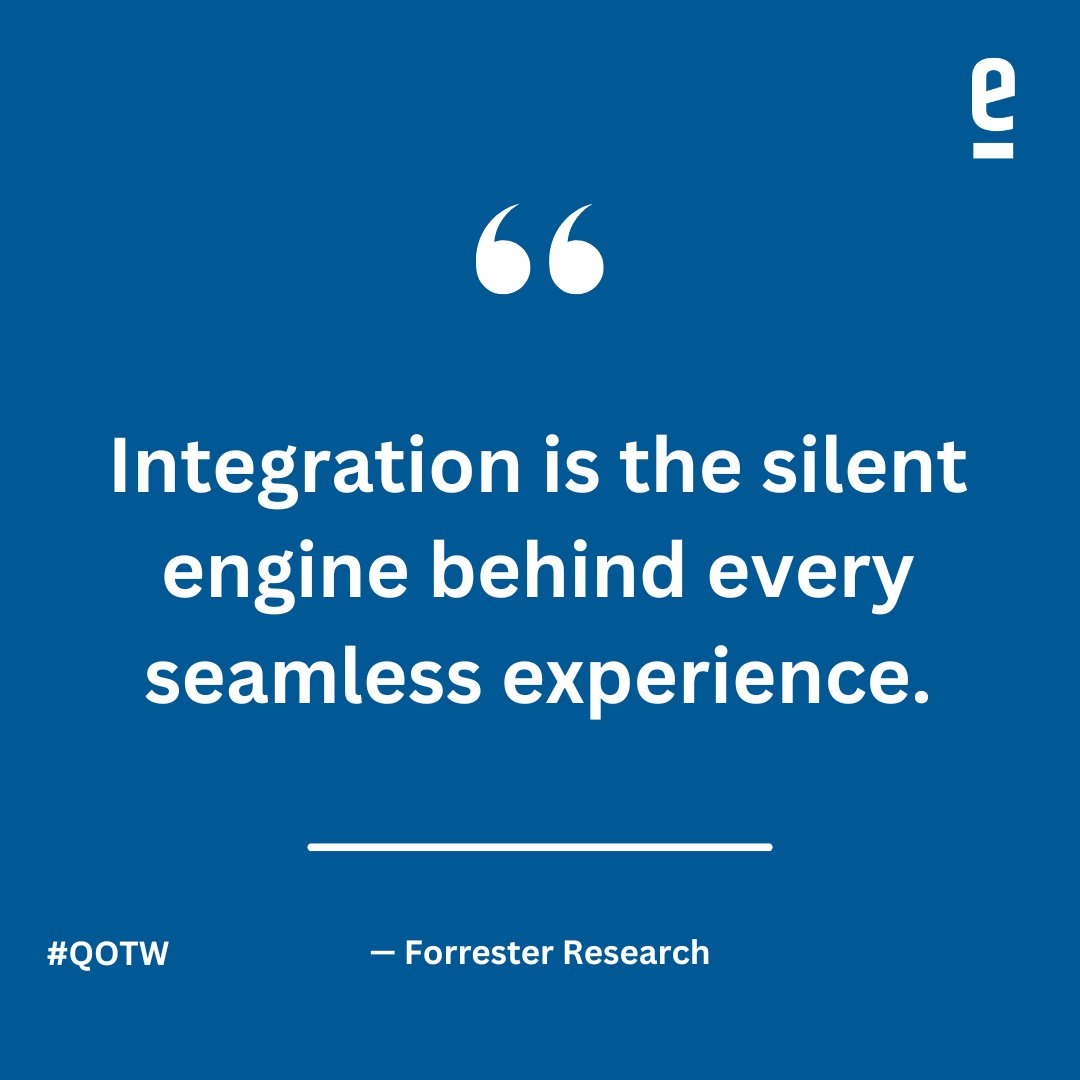 We know that the best technology works quietly in the background. As Forrester Research puts it, 'Integration is the silent engine behind every seamless experience.' We make that engine run smoothly. 🔗 

#Integration #DigitalTransformation #eBaseSolutions"
