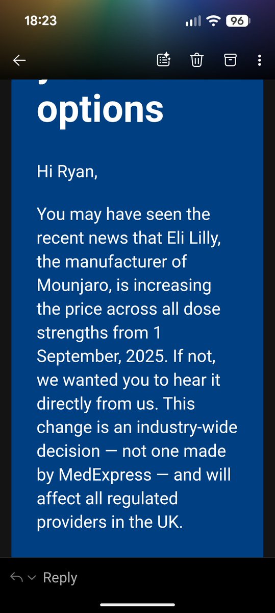 Ry5ter's tweet photo. @EliLillyandCo Absolute greed. Your products are making billions in turnover and taking in huge profits, yet you want more and more at the expense of all the people relying on your products to get control of their own health. Greedy, money grabbing scumbags. #mounjaro #elililly https://t.co/mW5SblEQnF
