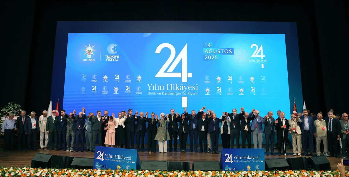 24. kuruluş yıl dönümümüzün coşkusunu, Genel Başkanımız ve Cumhurbaşkanımız Sayın  Recep Tayyip Erdoğan’ın liderliğinde büyük bir gururla yaşadık. Bu özel gün, partimizin geride bıraktığı 24 yıllık başarılarla dolu yolculuğun anlamlı bir durak noktasıdır. 24 yıl önce "artık