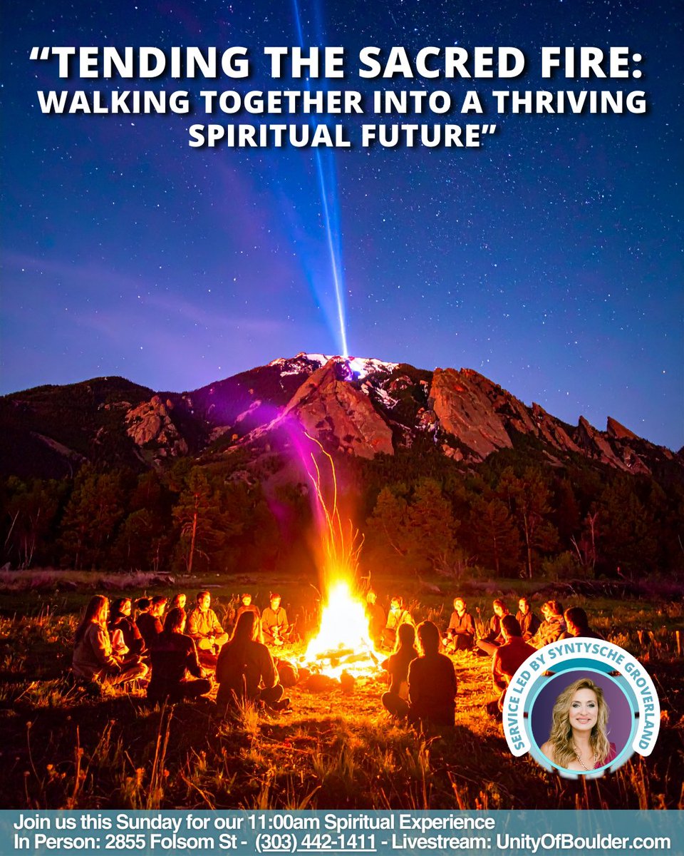 For the wanderers, the seekers, the healers. For those who left a traditional path but never stopped loving God.

This Sunday is for you.

📷 In-Person: 2855 Folsom St, Boulder
📷 Livestream: UnityOfBoulder.com

#spiritualbutnotreligious #community #sacredcircle #boulderco