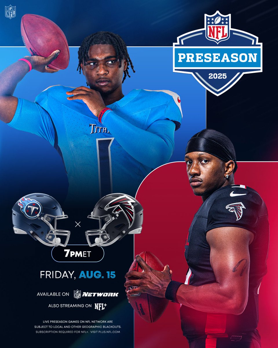 A must-see preseason matchup 🍿

📱: Watch live out-of-market preseason games on <a href="/NFLPlus/">NFL+</a>