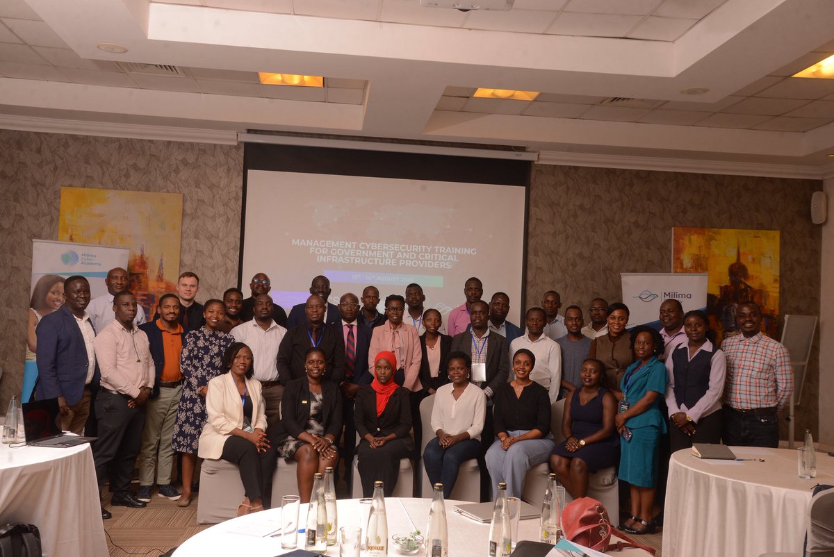 An honor to have Mr. Alexander Kibandama, Chairperson of NITA, grace the closing of the Management Cybersecurity Awareness Training for Government &amp; Critical Infrastructure Organizations. 🙏 His leadership inspires our collective mission to secure Uganda’s digital future. 🔐🇺🇬