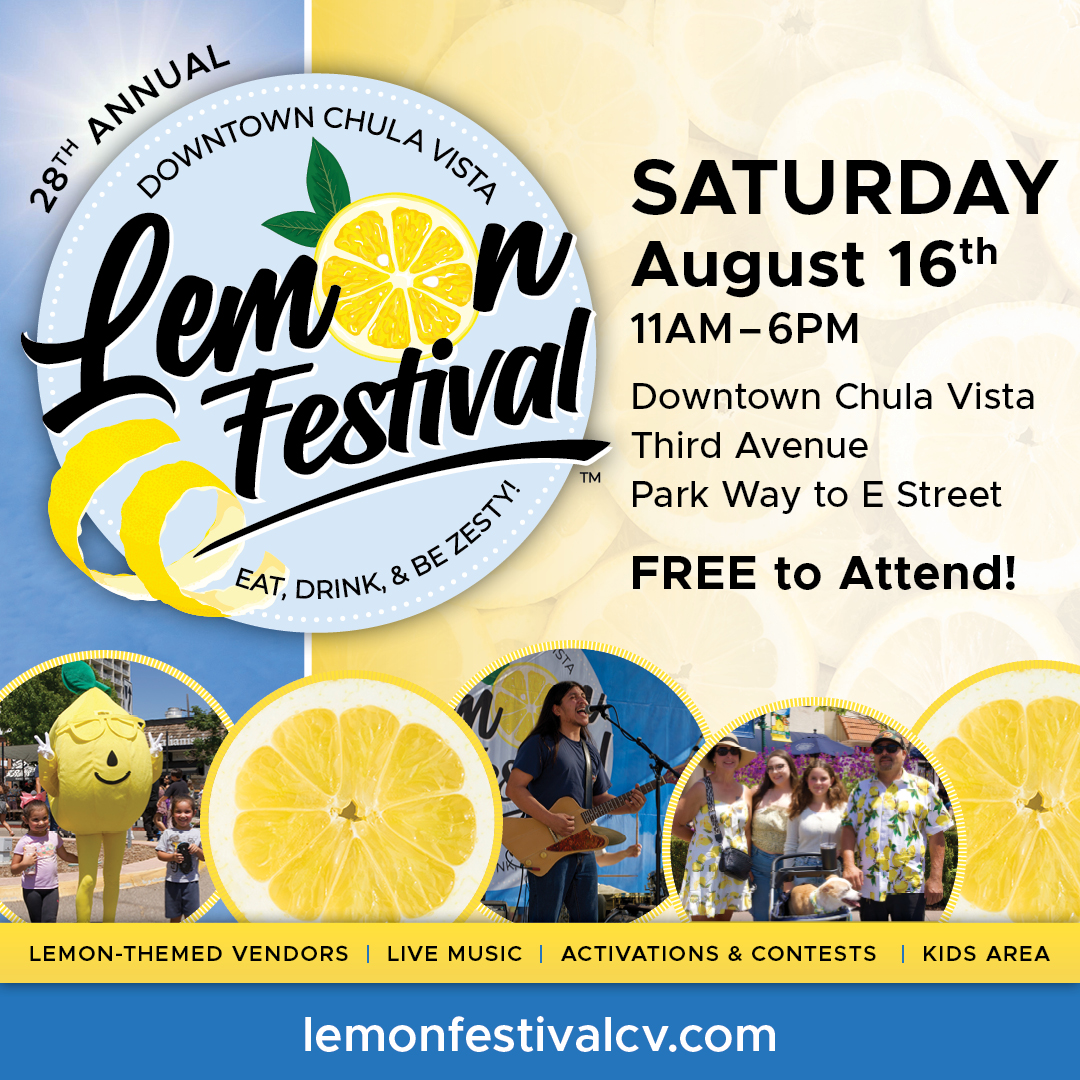 What are you up to this weekend? Get ZESTY with us at Chula Vista's Lemon Festival this Saturday! Look out for Dorothy and Sherry, they'll be there hosting the Lemon Pie Eating contest and costume contest. Here's more info: audacy.com/kyxy/events/jo…