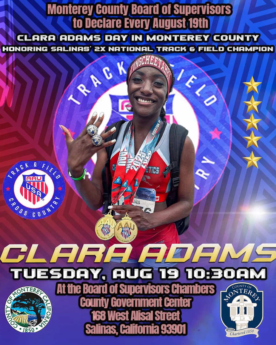 Clara Adams to be honored by Monterey County Board of Supervisors
