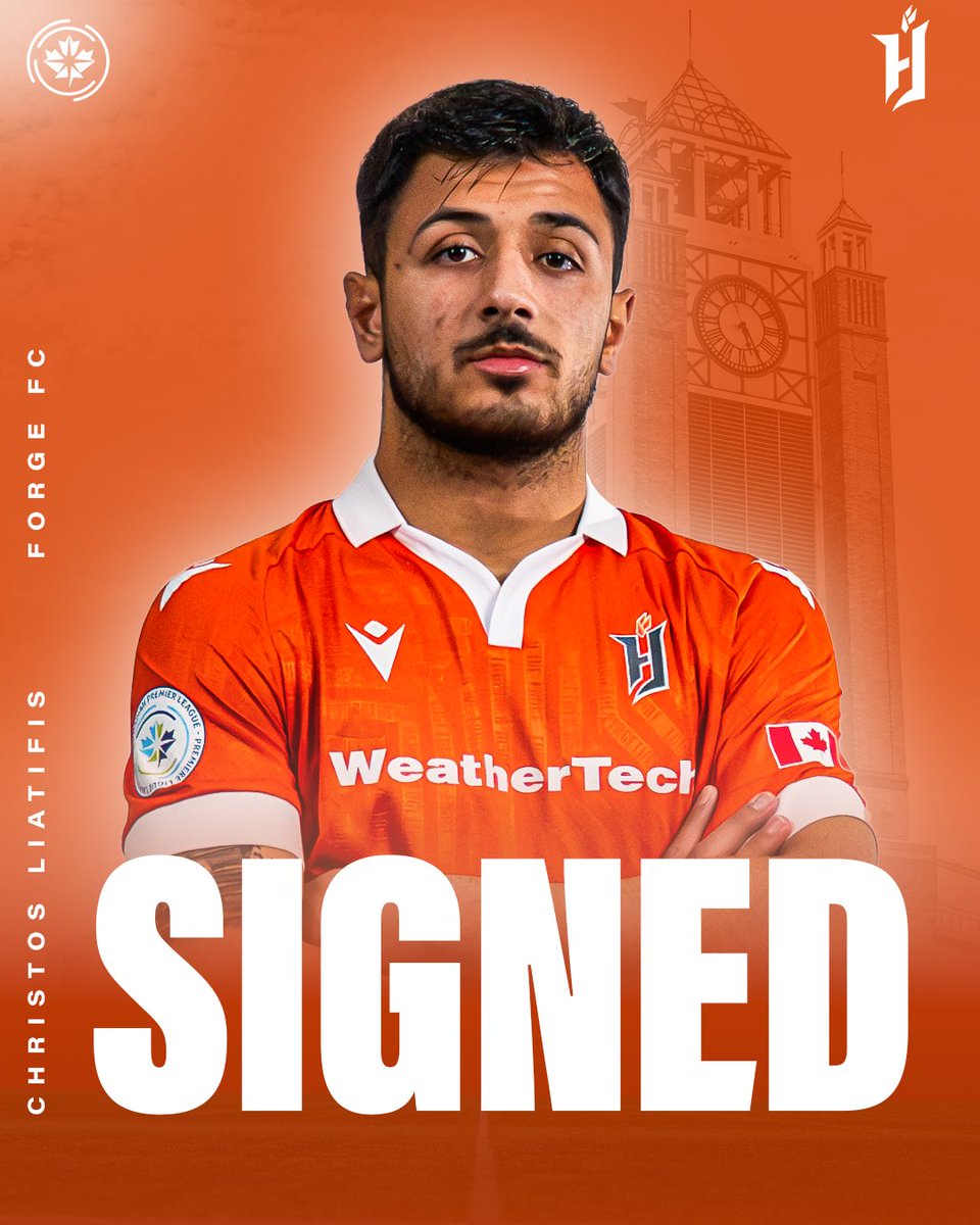 NEW SIGNING 🚨

Forge FC sign midfielder Christos Liatifis through 2027 #CanPL season ✍️

DETAILS: shorturl.at/zOye9