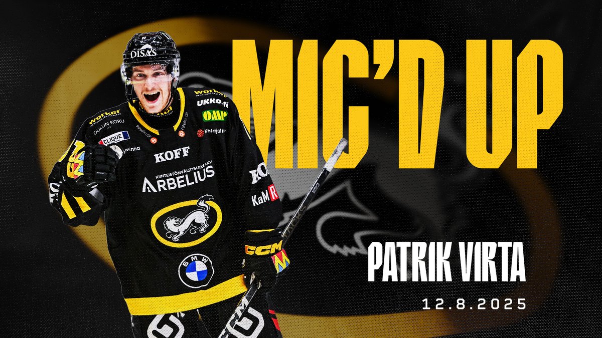 🎤 Patrik Virta mikitettynä 🔥💪🏻 Katso nyt YouTubessa:

youtu.be/_wTZDVbQbgI

#Kärpät #Liiga