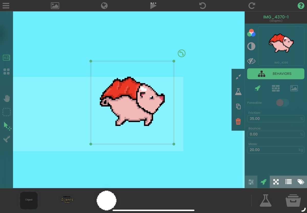 hyperPadApp's tweet image. In Super Pig, an RPG platformer built with hyperPad on iPad, you’ll run, jump, and battle!

Not all heroes wear capes… some oink 🐽

Look behind the scenes of how indie games are made using BRANCH, try it now.

#hyperPad #indiegames #rpg #ipadgames #adventuregames #gamedev