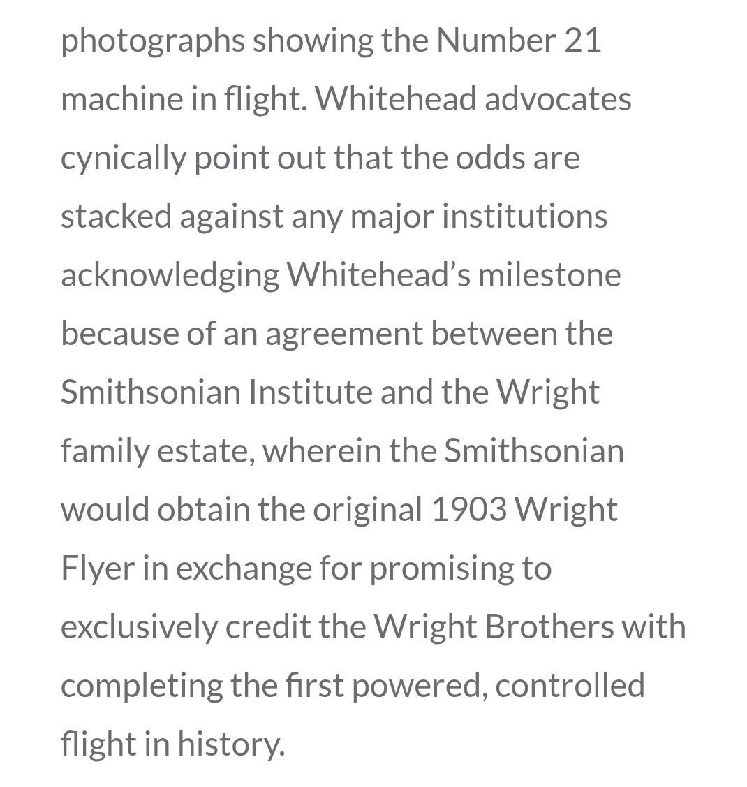 DFANewHaven's tweet photo. Trump should rip up the Smithsonian's CORRUPT DEAL with the Wright brothers' estate and duly acknowledge Gustave Whitehead's pioneering role in aviation (see today's date in 1901). Drain the historical swamp! #FirstInFlight https://t.co/Pi851tCDJD