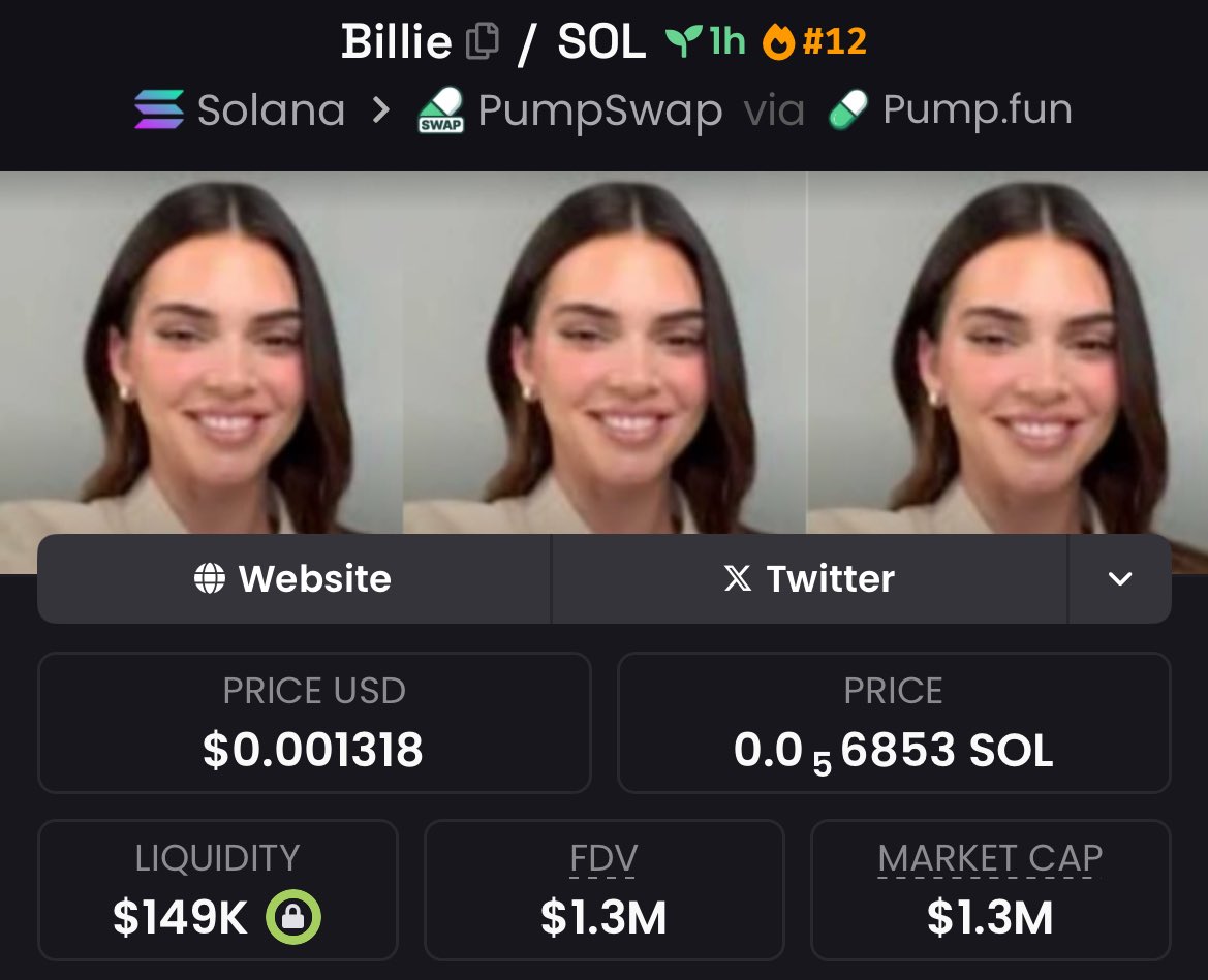 ByceRaymon61627's tweet photo. Jumped on $Billie at $30K mcap, now flying at $1.3M 🚀📈 That’s a solid 43.33x straight from my TG 🔥💯

DM for your invite to my TG 💯

#Solana $rex $rover $sendu $atlas $truth #dogwifhat $sol $boss #chillfinge $hive $grug $drake $itg $anime #miniboss $noom #investor #trollboss https://t.co/qNynDhNabn