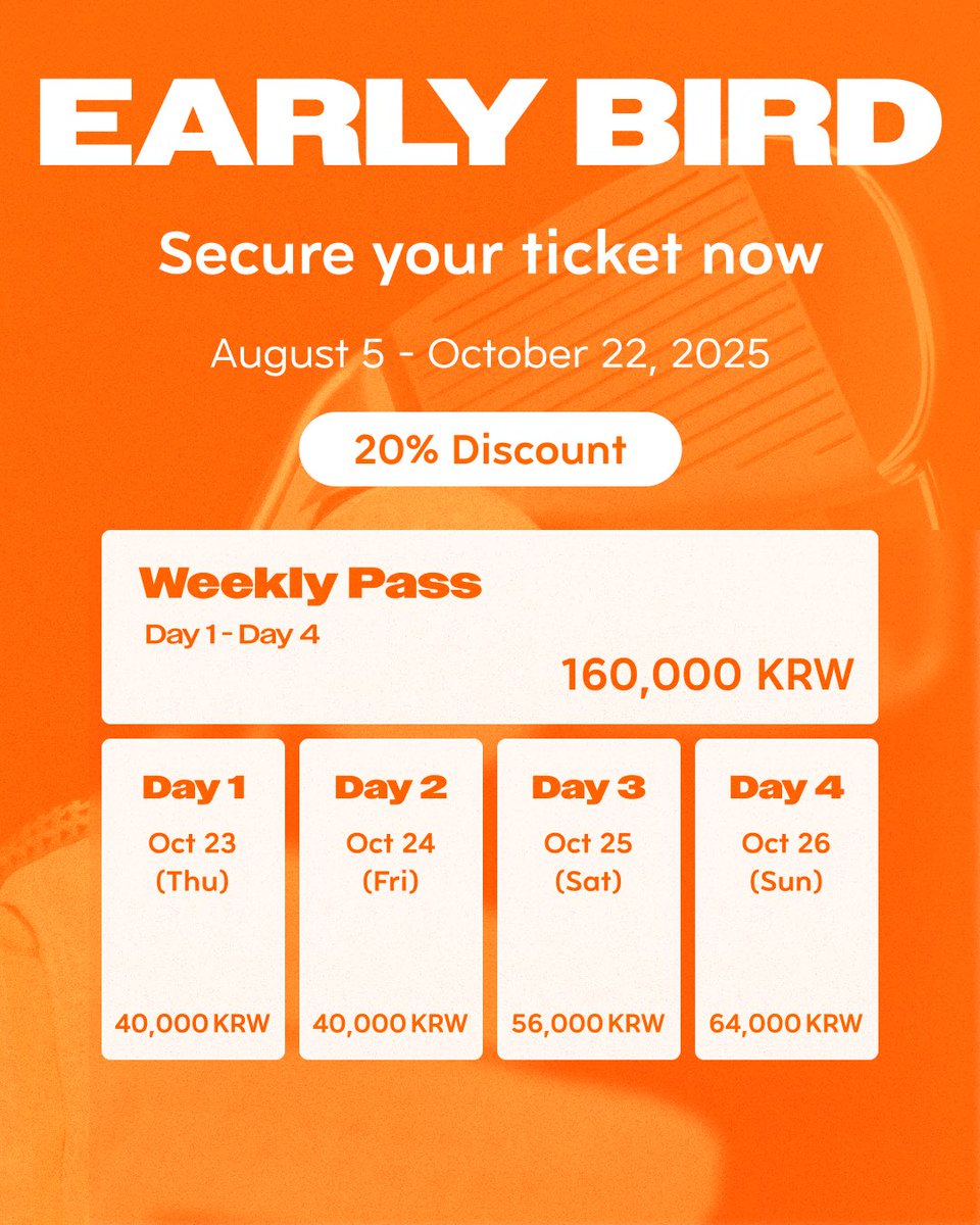 Be sure to get tickets for the upcoming Hanwha LIFEPLUS International Crown in October! #internationalcrown2025 

(Tickets can be found on the website)
