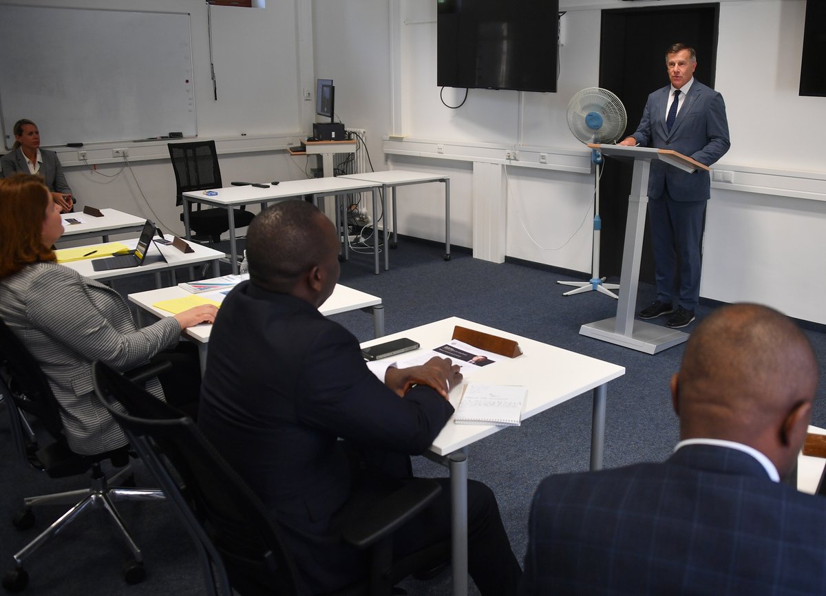 Deputy Director McAteer opens English Language Enhancement Course:

“As ELEC participants, you’re not just here to refine your English language skills, you’re here to strengthen your voice in multinational forums where ideas shape policy.”

➡️ow.ly/5Y7V50WFaX5
----