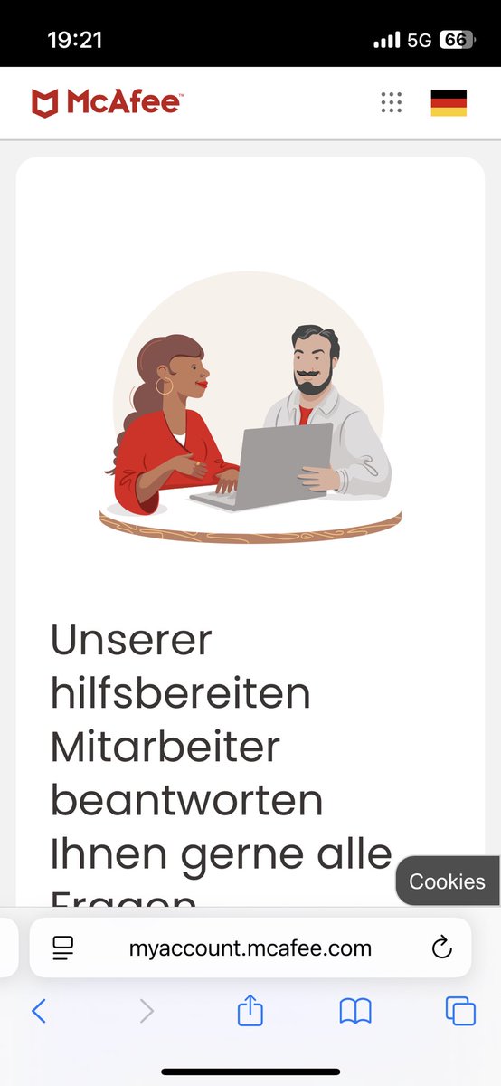 ComicerKai's tweet image. Lieber Kundendienst von #McAfee, Ihr habt da einen Rechtschreibfehler auf Eurer Seite und die 0800er-Nummer auf Eurer Website ist nicht bekannt. Gibt es Euch überhaupt?