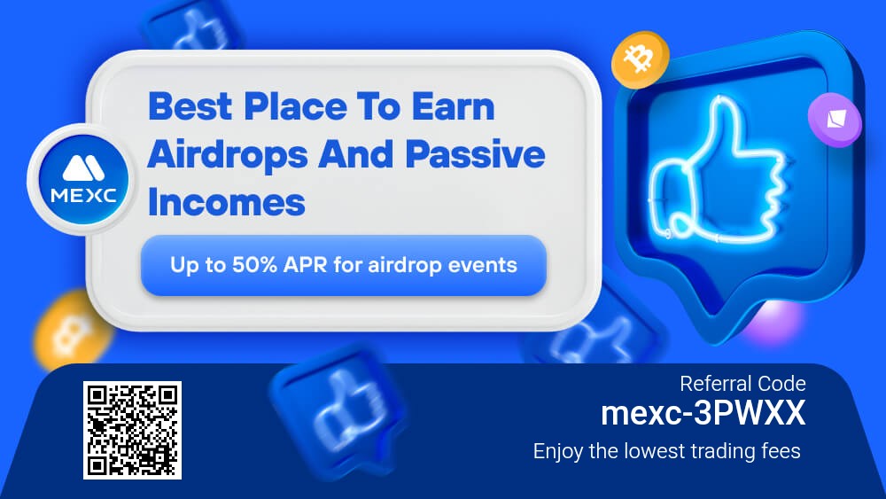 🔥 PARTNERSHIP ANNOUNCEMENT 🔥

I Proudly announce to our new partnership with MEXC! MEXC is a safe platform as everyone knows and you can see many coins and tokens. If you are not registered on MEXC, you can register with my referral code and benefit from many advantages. Also,