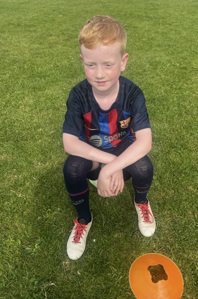 Nice to see so many different football shirts at our camp today.