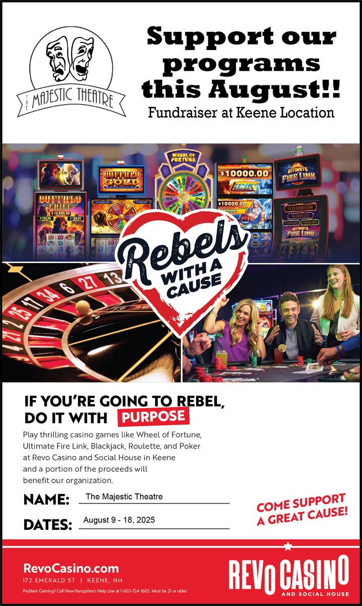 REVO Support - FEW  MORE DAYS! - mailchi.mp/majestictheatr…