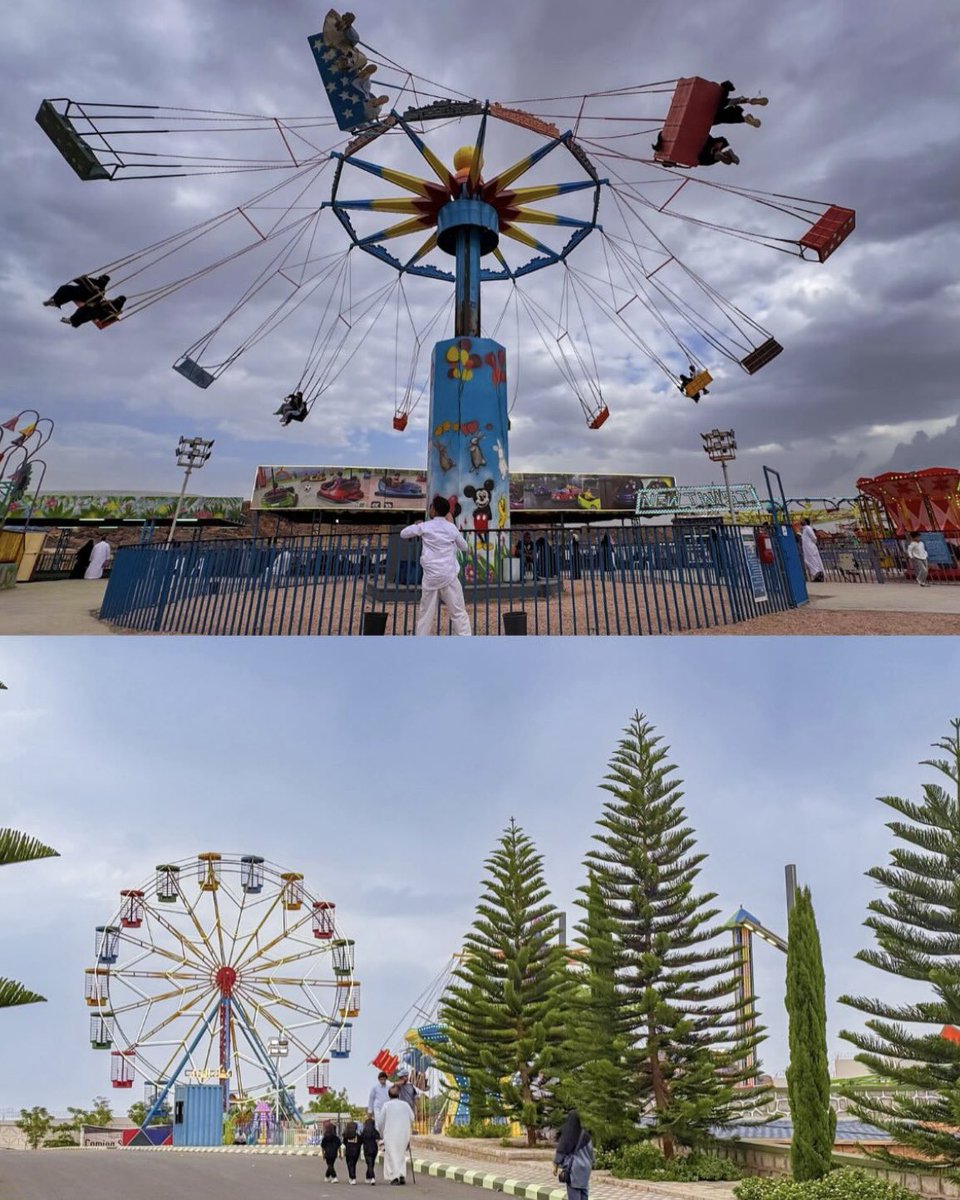 في #منتجع_الوادي، تتحول كل زيارة إلى رحلة مليئة بالمرح والمغامرة للعائلة كلها. 

أنشطة وألعاب ممتعة تناسب الكبير والصغير، لتعيشوا لحظات من السعادة والترفيه وسط أجواء الطبيعة الخلابة 🌿👨‍👩‍👧‍👦.