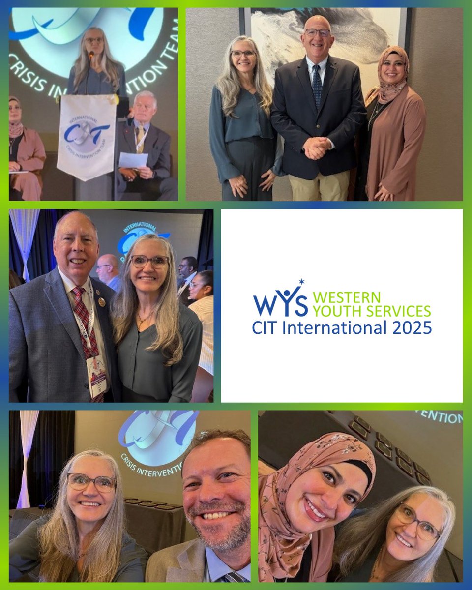 Honored to share the stage with OC Sheriff’s Dept., Anaheim PD Ian Kemmer &amp; Dr. Deana Helmy from the OC Health Care Agency, who sponsored the event &amp; connect with Major Sam Cochran co-founder of CIT International. We also celebrate the work of WYS CIT Master Trainer Dave Hill.💙