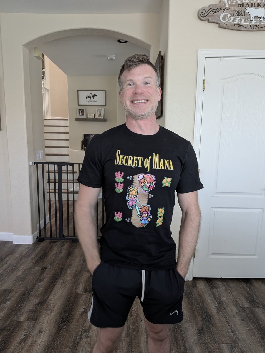 My wife freaking nailed my birthday gift! My favorite game of all time! #jrpg <a href="/ManaGame/">Mana Series</a>