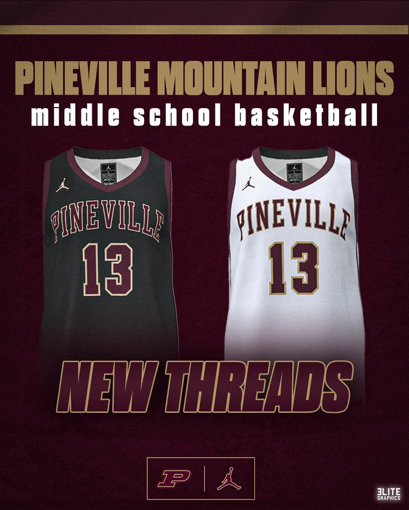 pinevillembb's tweet image. ⭐️Look good, feel good, play good!⭐️

There won’t be many (if any) teams in the state that look sharper than the Pineville Middle School Mtn. Lions this season. Go Mtn. Lions!