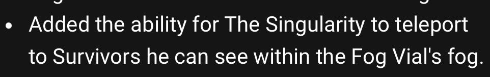 Finally! I actually thought this wouldn’t get fixed right away tbh😭the amount of people who abused the fact I basically had to be an M1 killer drove me insane