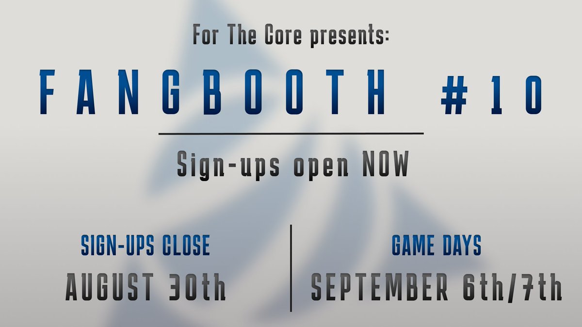 ForTheCore_Pred's tweet image. We're so back 🔥
Fangbooth #10 is here
Join our discord and get signed up!
@PredecessorGame