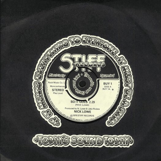On this day in 1976, Stiff Records was born with the release of Nick Lowe’s So It Goes/Heart Of The City. 

You can read about the label’s incredible story and eclectic roster of acts in Be Stiff: The Stiff Records Story. 

BUY 1 now!
amazon.co.uk/Be-Stiff-Recor…

#book #stiffrecords