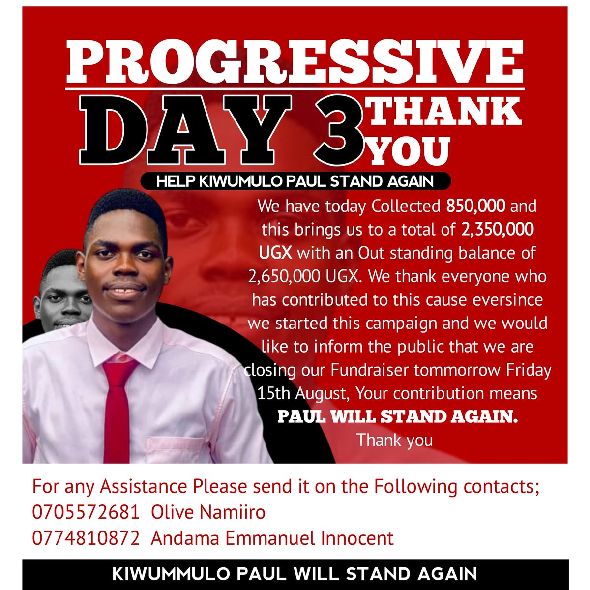 1PanAfrican's tweet photo. Thank you Fighters you're a Progressive  Force, We are doing it for the last time tommorrow! We doing it For Paul to Stand Again. https://t.co/vrQgwQGBZN