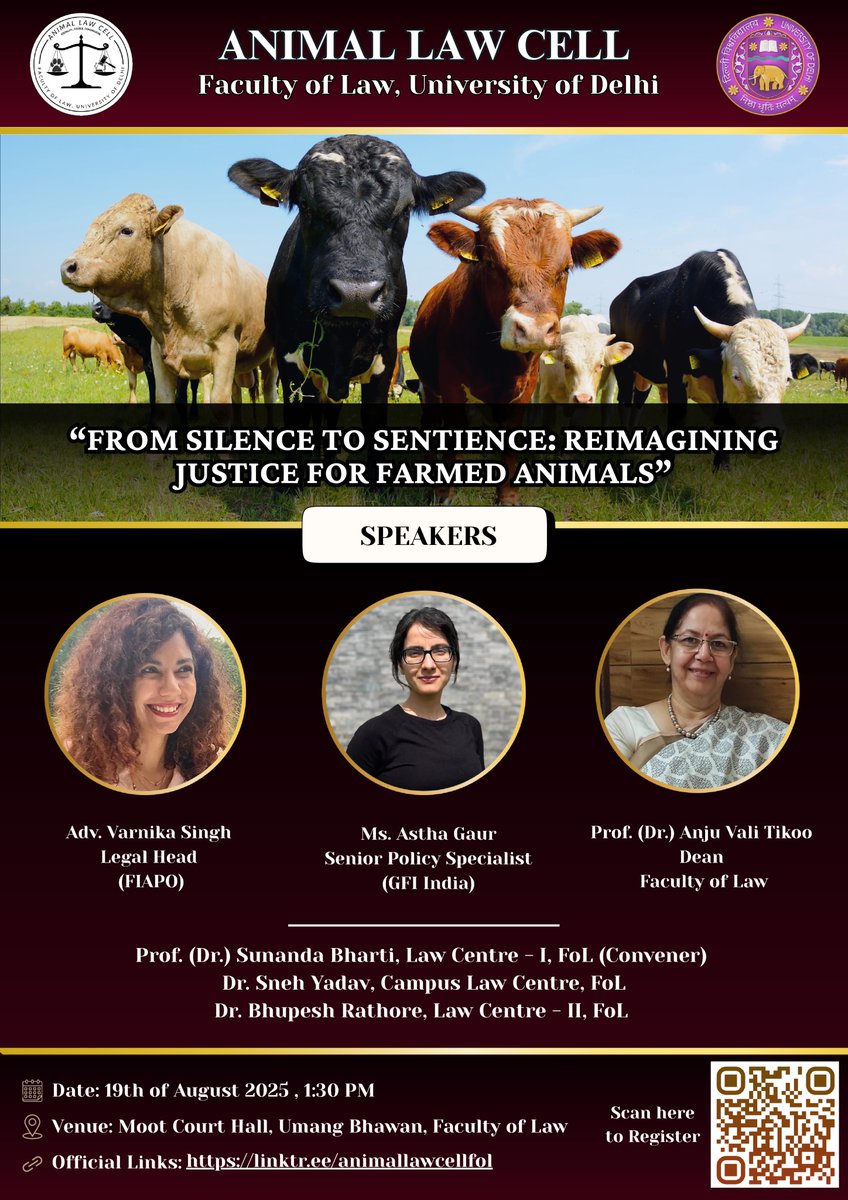 Animal Law Cell, Faculty of Law, Delhi University tweet media
