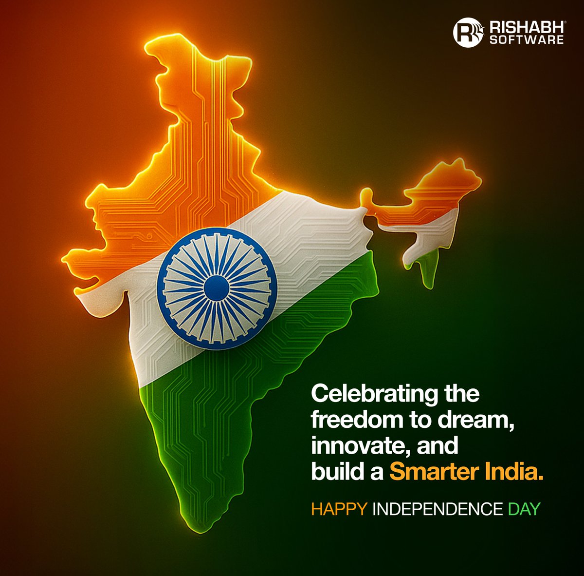 RishabhSoft's tweet image. This Independence Day, let’s honor our freedom by shaping the future with innovation and technology.

Together, we can create and contribute to a more brilliant India.

#RishabhSoftware #IndependenceDay #TechForIndia