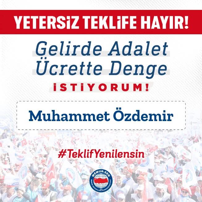 #TeklifYenilensin