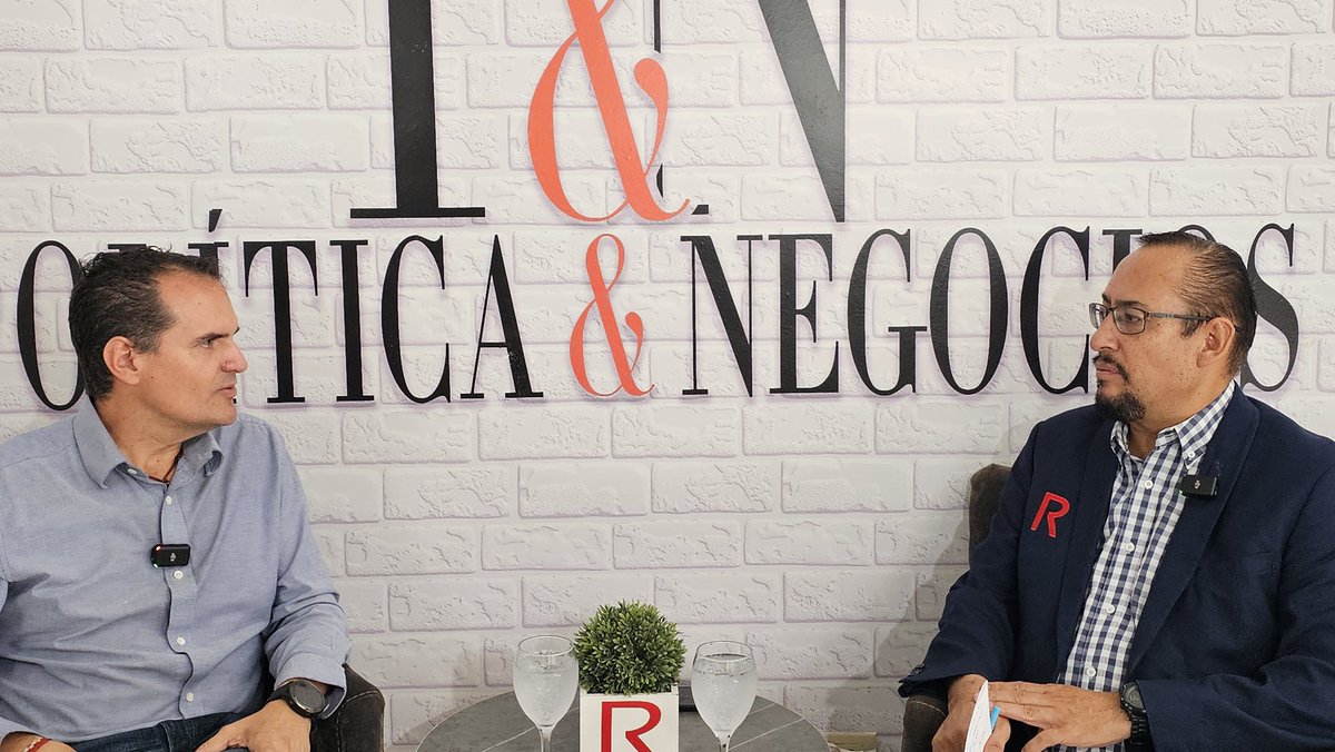PoliticaNegocio's tweet photo. #Galería 📸 | Así se vivió la Entrevista Exprés con @MAUHOLGUIN , presidente del Consejo Empresarial Mexicano en Política y Negocios. https://t.co/QdYHoMHfSf