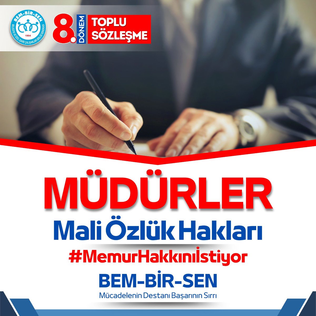 Bem_Bir_Sen's tweet photo. Müdürlerin, mali ve 
özlük hakları için. 
#TeklifYenilensin 
#MemurHakkınıİstiyor https://t.co/oE5QsMNjsl