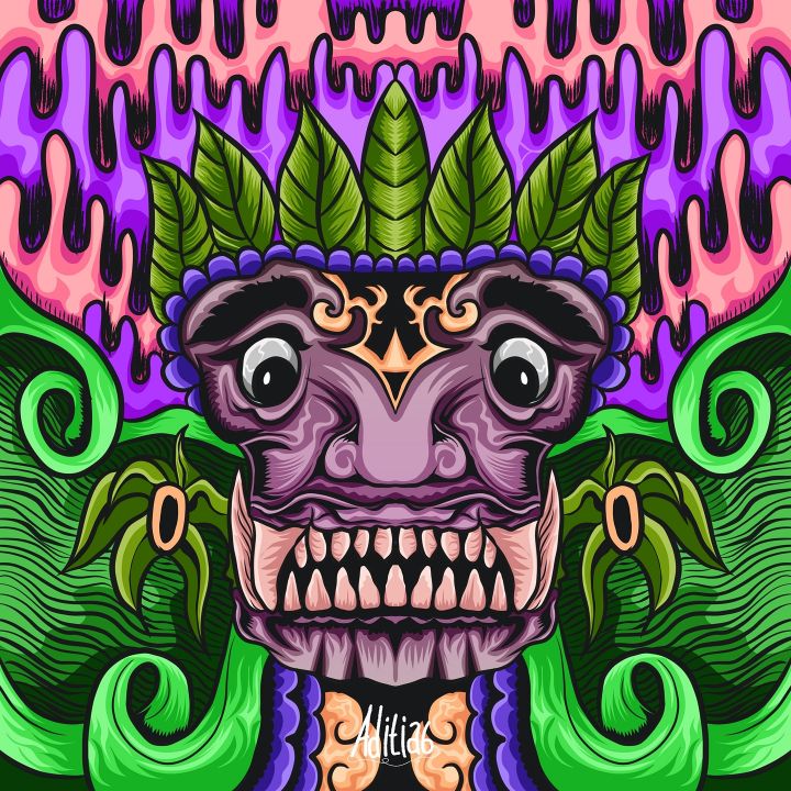 Art of the Day: "Zuma Head Monster". Buy at: ArtPal.com/Cutecartoons?i…