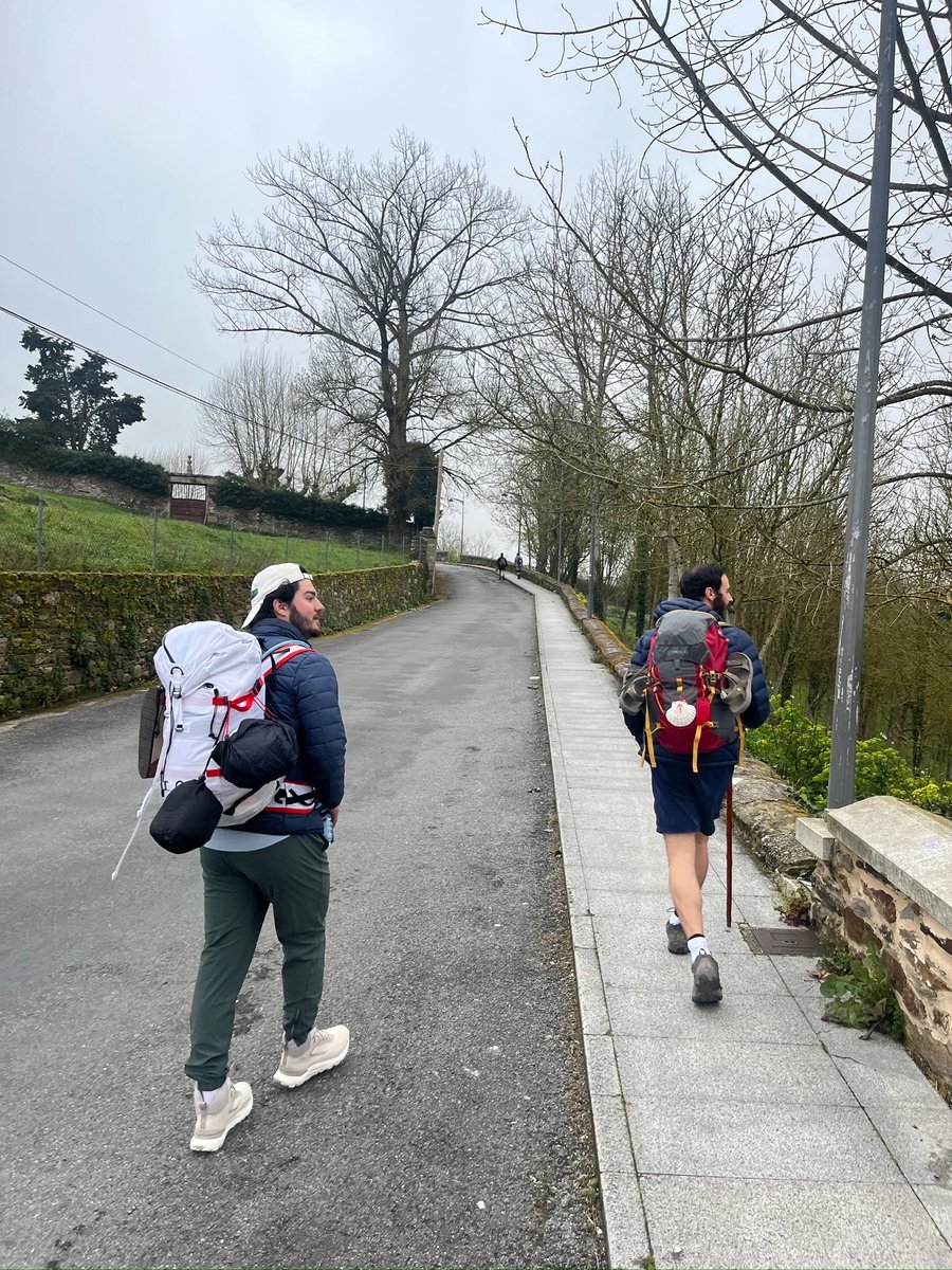 Diego Flores ’18 and Jacobo Nieto ’18 recently completed the Camino de Santiago pilgrimage! They walked the 72 miles from Sarria to Santiago.

They confirm that the venerated tomb are indeed the mortal remains of the first-century apostle.

Congrats, guys! #wearesj #amdg