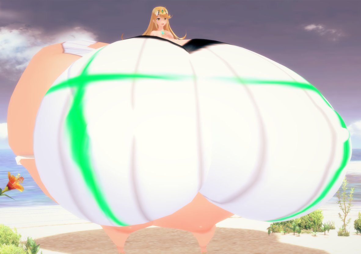 here's pyra and mythra but realllly big