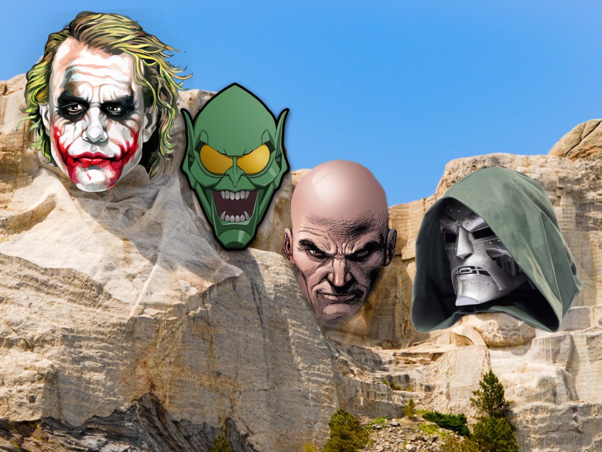 Some of you hated my superhero Mount Rushmore… but we can ALL agree on the CBM villains one, right?