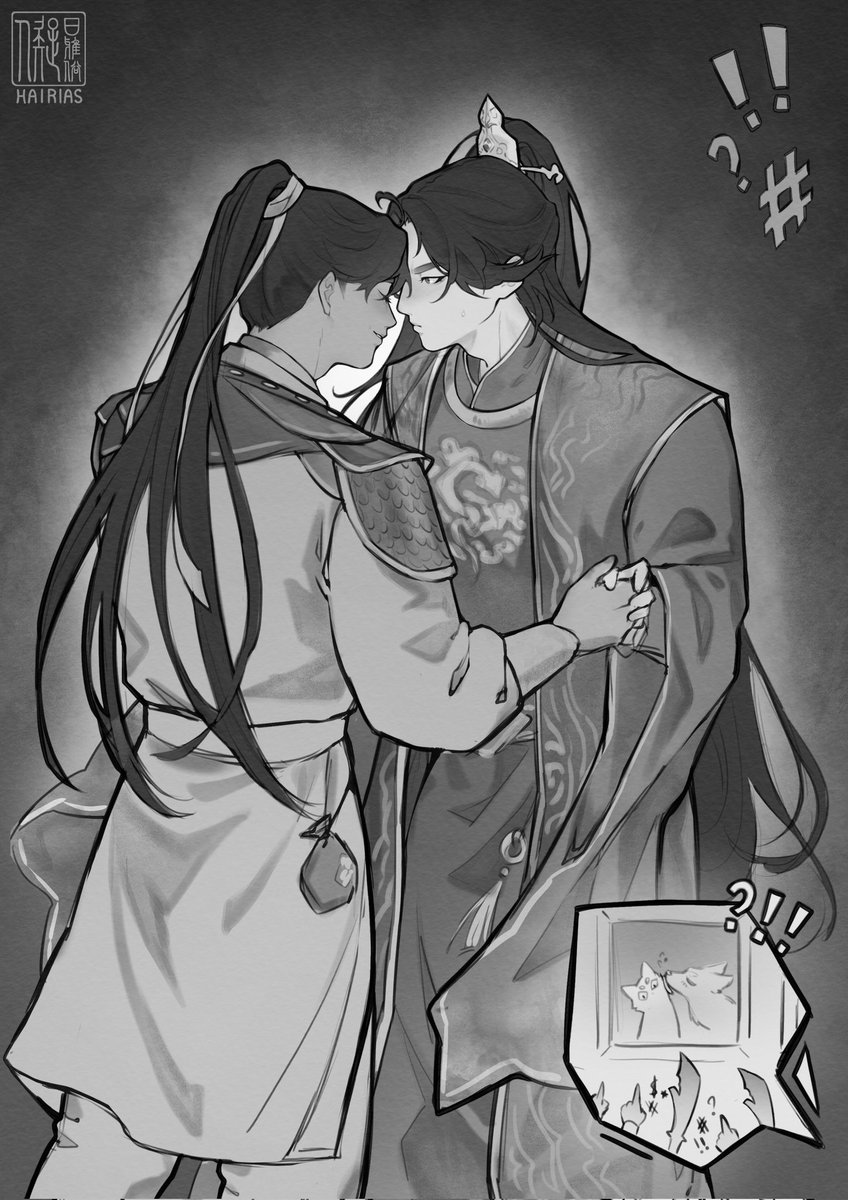 hairias_'s tweet photo. Fingers interlocked.
He pressed his forehead to Chu Wanning's and whispered quietly, earnestly, "Three."
"What do you mean three?! Hurry up!"
#ranwan #2ha https://t.co/oGBkwwycyH