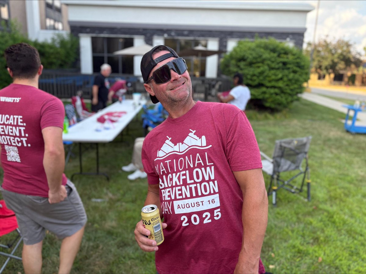 wattswater's tweet photo. Our friends at Soderholm invited Local 75 Wisconsin plumbers to join in celebrating National Backflow Prevention Day! 🎉
Learn about Backflow Prevention Day here: https://t.co/xGDWedze8g
#BackflowDay #BackflowDay2025 https://t.co/av2bOsPcDY