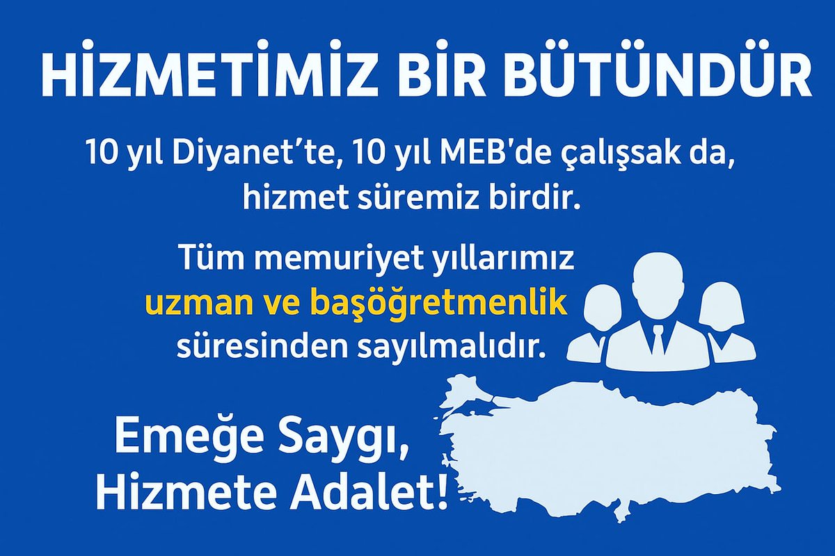 <a href="/Fatmatderin/">Fatma t</a> <a href="/Yusuf__Tekin/">Yusuf Tekin</a> Memurluk hizmetlerimiz yok sayılmasın.