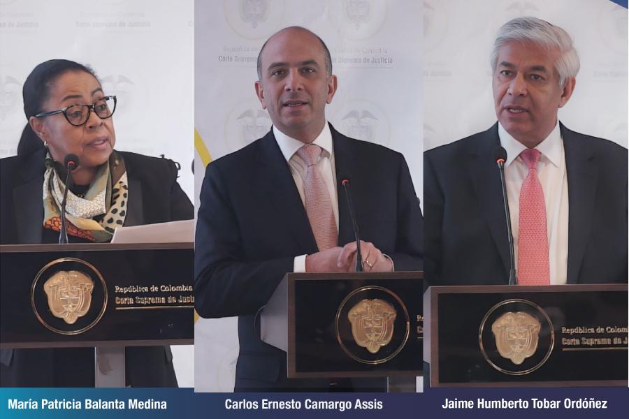 CorteSupremaJ's tweet image. La #SalaPlena de la @CorteSupremaJ conformó la terna de la que el @SenadoGovCo elegirá a un (a) magistrado (a) de la @CConstitucional.