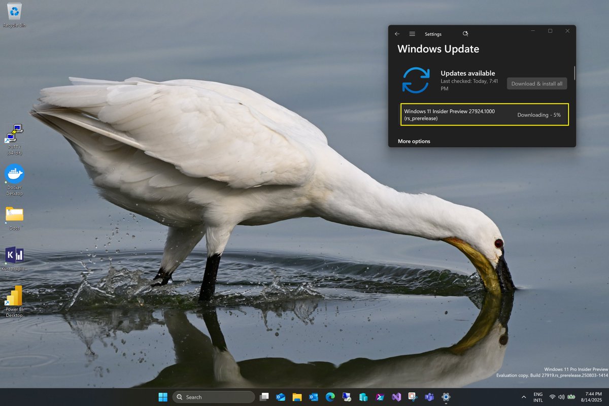 James van den Berg MVP ☁ (@jamesvandenberg) on Twitter photo Installing Windows 11 Insider Preview Build 27924 🚀
aka.ms/wip27924
#Windows11 #WindowsInsiders #MVPBuzz Together with <a href="/aavdberg/">André van den Berg - MVP 🇳🇱 🐱👤 🇺🇦</a> <a href="/ErikMoreau/">Erik Moreau #MVP #MODERNDESKTOP 🇧🇪</a> <a href="/maisondasilva/">Maison da Silva 🇧🇷 Microsoft MVP</a> #Flying ✈️ <a href="/windowsinsider/">Windows Insider Program</a> <a href="/JenMsft/">Jen Gentleman 🌺</a> <a href="/amanda_lango/">Amanda Langowski</a> <a href="/brandonleblanc/">Brandon LeBlanc</a> <a href="/NorthFaceHiker/">Jason Howard</a> <a href="/megahoch/">Megan Gremmell</a>
Happy Days 👍 Installing Windows 11 Insider Preview Build 27924 🚀
aka.ms/wip27924
#Windows11 #WindowsInsiders #MVPBuzz Together with <a href="/aavdberg/">André van den Berg - MVP 🇳🇱 🐱👤 🇺🇦</a> <a href="/ErikMoreau/">Erik Moreau #MVP #MODERNDESKTOP 🇧🇪</a> <a href="/maisondasilva/">Maison da Silva 🇧🇷 Microsoft MVP</a> #Flying ✈️ <a href="/windowsinsider/">Windows Insider Program</a> <a href="/JenMsft/">Jen Gentleman 🌺</a> <a href="/amanda_lango/">Amanda Langowski</a> <a href="/brandonleblanc/">Brandon LeBlanc</a> <a href="/NorthFaceHiker/">Jason Howard</a> <a href="/megahoch/">Megan Gremmell</a>
Happy Days 👍