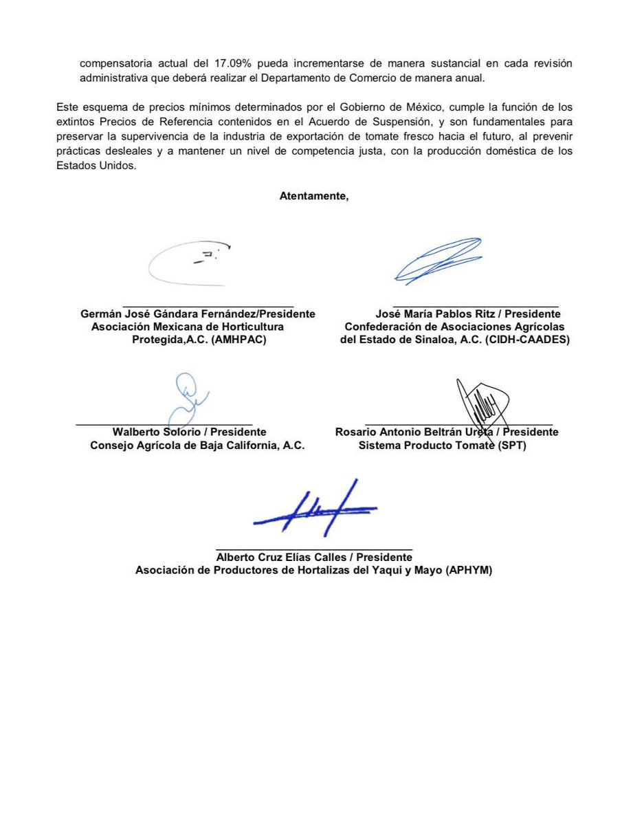 CaadesSinaloa's tweet image. 📣 Comunicado | CAADES.- Organismos de Tomate Fresco 

@Claudiashein @JulioBerdegue @Agricultura_mex @AMHPAC_Oficial  @APHYM2 @SistemaProductoTomate @CIDH