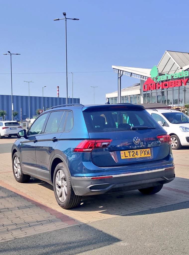 An unexpected carpark spot yesterday in Pardubice.