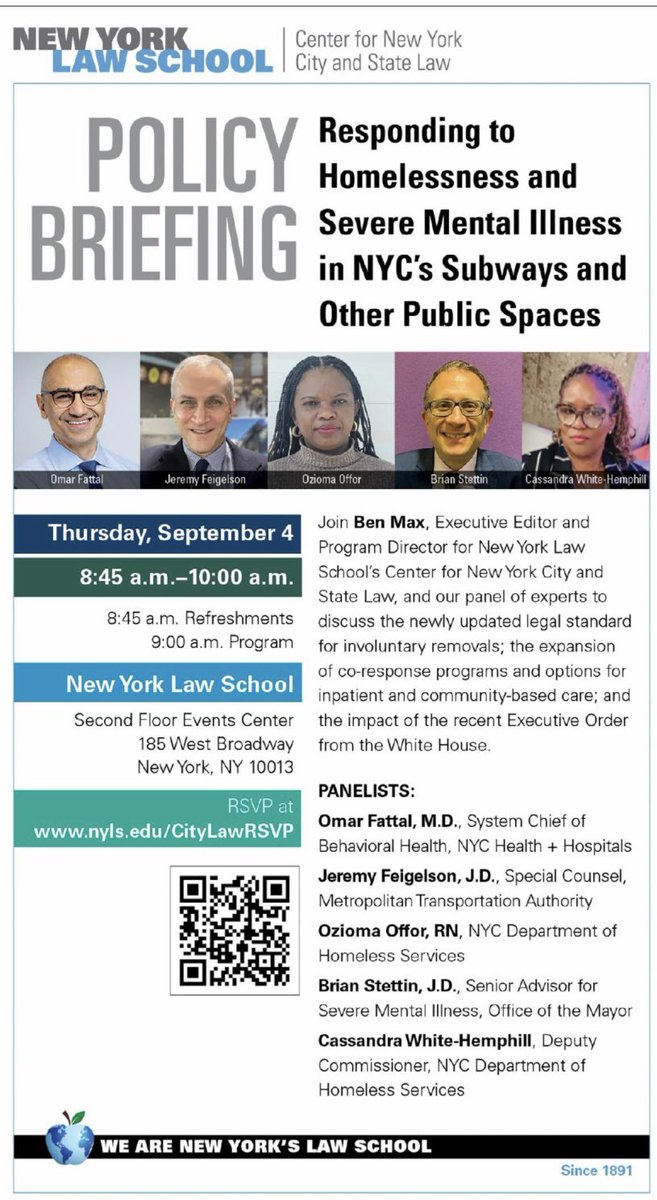 Ben Max (@tweetbenmax) on Twitter photo New:
Join us 9/4 <a href="/NYLawSchool/">New York Law School</a> for what should be an important & interesting conversation (RSVP link in next tweet): New:
Join us 9/4 <a href="/NYLawSchool/">New York Law School</a> for what should be an important & interesting conversation (RSVP link in next tweet):