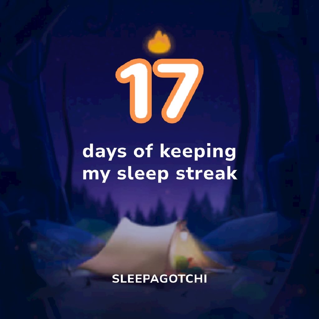 cheapflightlhr's tweet photo. I’m on the sleep streak! 
Join me on Sleepagotchi.
https://t.co/oHvHD8Cfds https://t.co/rBGIgHvTtu