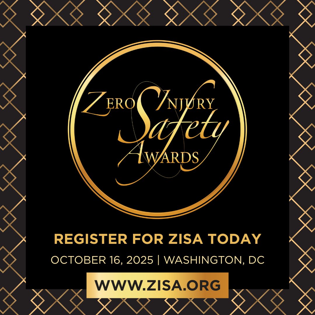 Celebrate zero-injury performance at ZISA’s 25th Anniversary gala. Register now.

ow.ly/2iMe50WGc5m

#ZISA #ZeroInjury #ConstructionSafety #UnionStrong