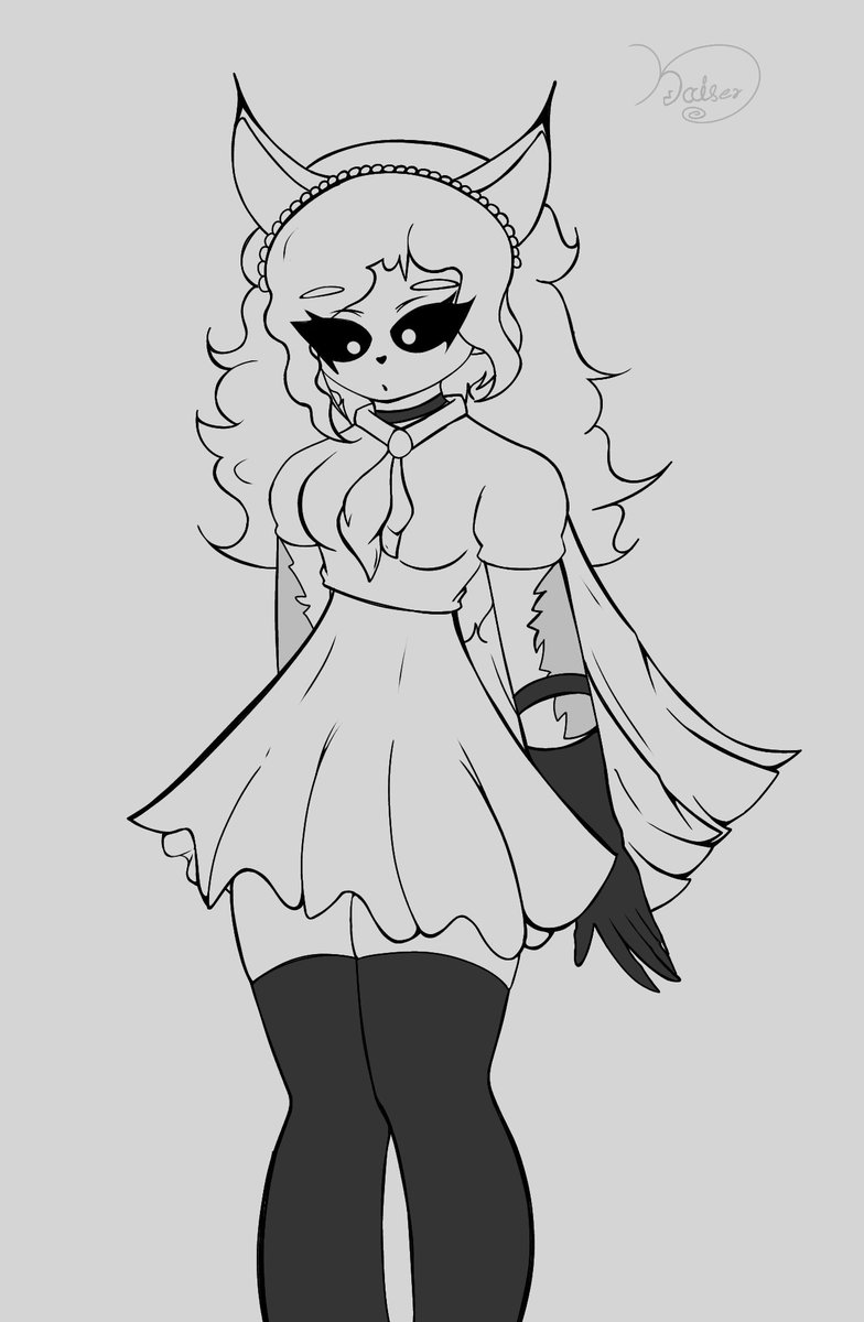 Un mini fan art para <a href="/Amaya_Asahi/">🐈‍⬛ anny y sus amigos 🩶</a> (Como no tengo idea de su paleta de Colores lo deje así xd)